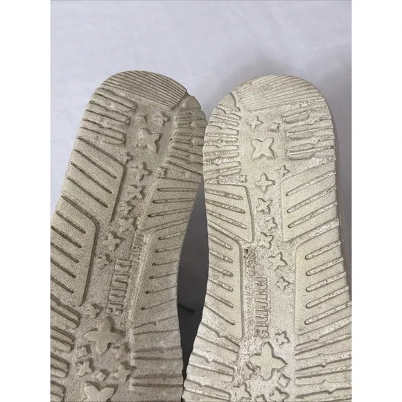 Hey Dude Shoes Womens 8 Wendy Stretch Knit Casual Moc Sneakers Glacier Gray Gym - Picture 10 of 16